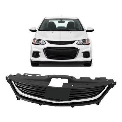 Parrilla Delantera Chevy Sonic 2017 2018 2019 2020 Negro Mate