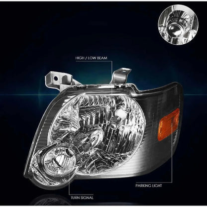 Faros Ford Explorer Sport 2006 2007 2008 2009 2010 Par Ambos Lados