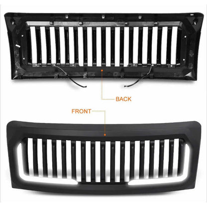 Parrilla Con Led Mate Ford F-150 Lobo 2009 2010 2012 2014
