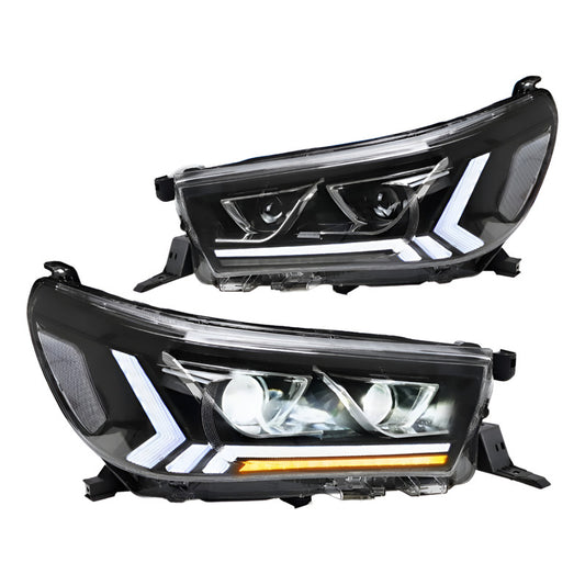 Faros Led Secuencial Toyota Hilux 2015 2016 2017 2018 2019