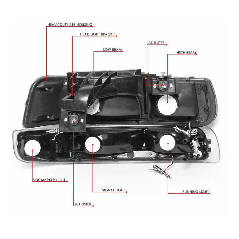 Chevrolet Silverado LED Headlights 1999 to 2002