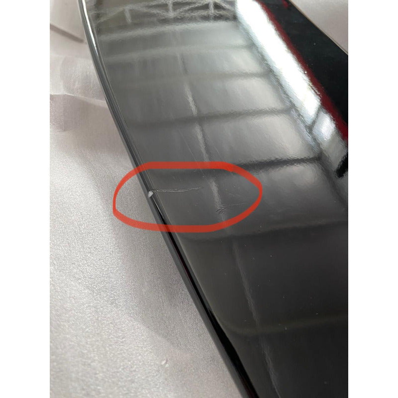 Spoiler Trasero Mustang Gt500 Con Daño 2015 2016 A 2020 Negro