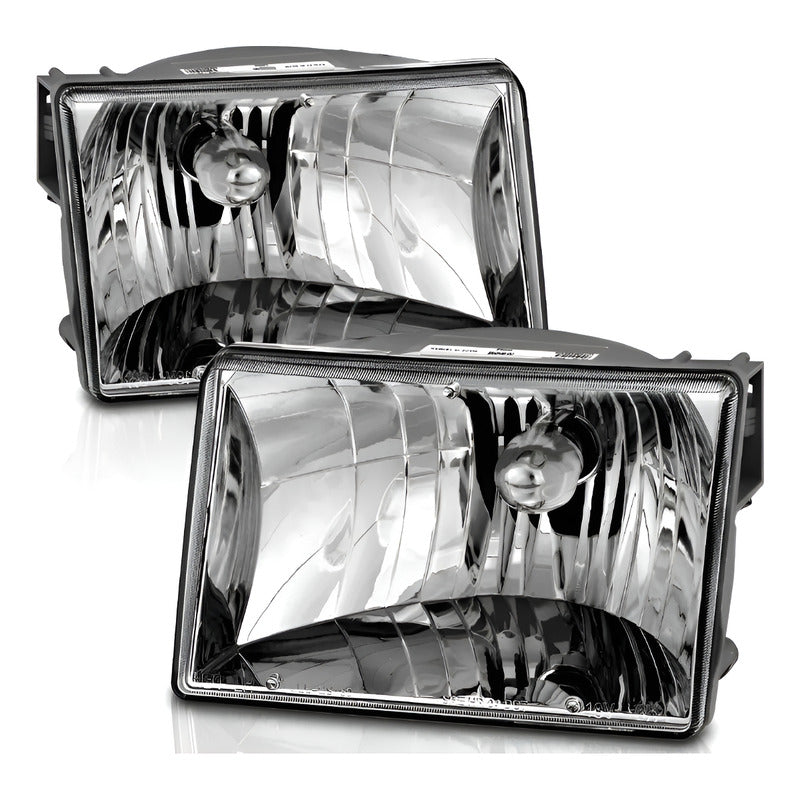 Faros Cromados Grand Cherokee 1993 1994 1995 1996 1997 1998 Ambos Lados
