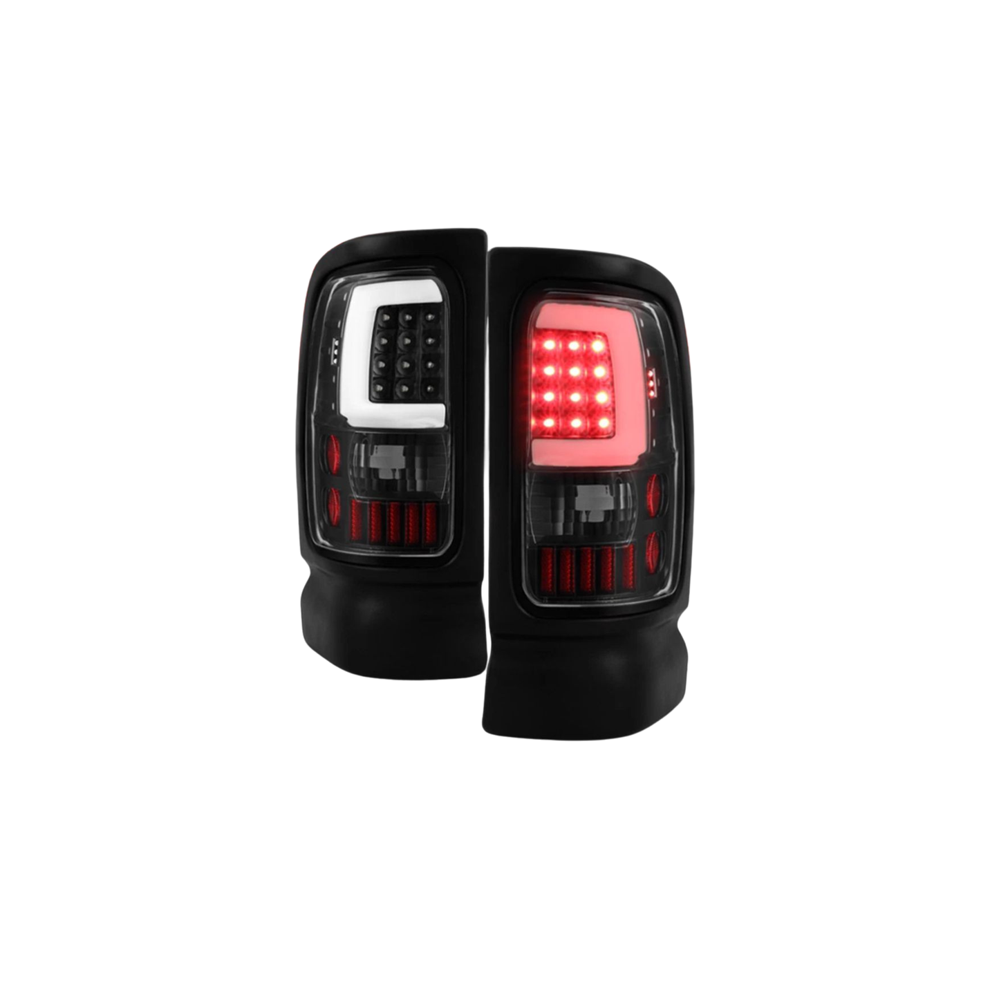 Combo Faros Y Calaveras Led Dodge Ram 1994 A 2001 Ambos Lados