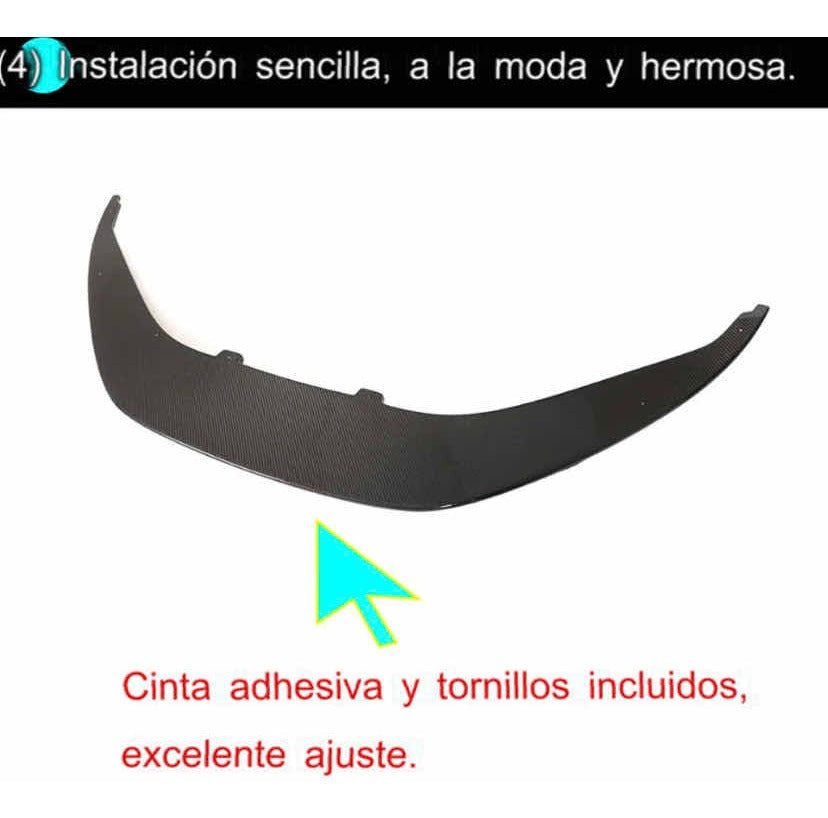 Carbon Fiber Lip Audi R8 2016 to 2019