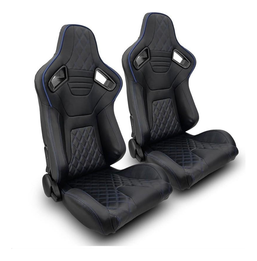 Universal Reclining Racing Seats with Adjustment Slider