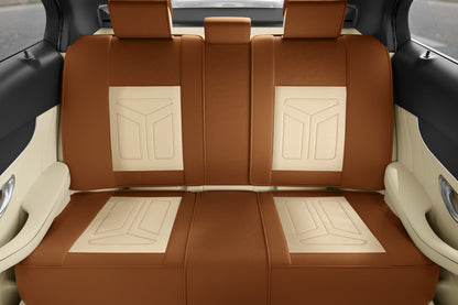 Cubre Asientos Delanteros Y Traseros De Cuero Lujo Universal