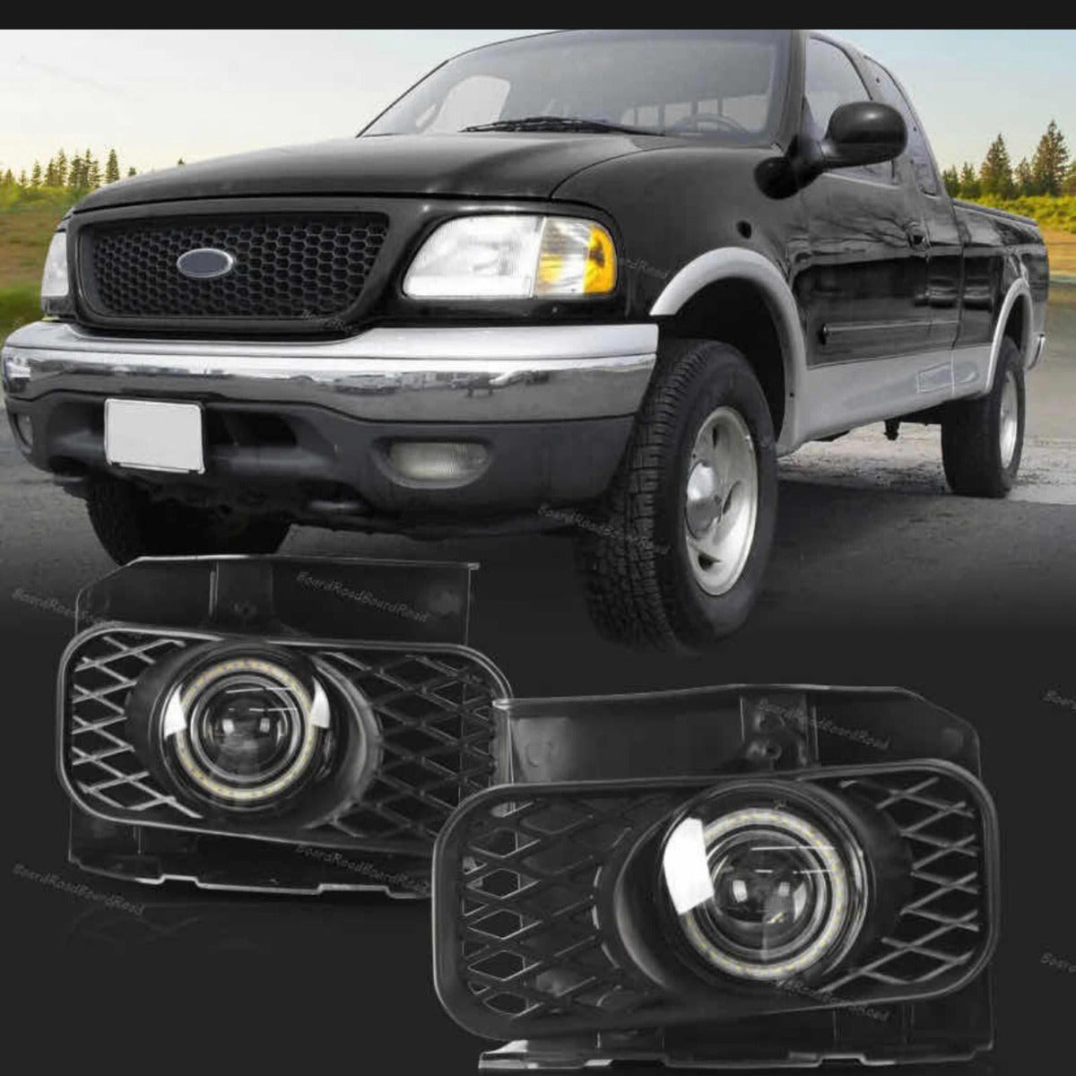 Faros De Niebla Led F-150 Lobo 1999 2000 2001 A 2004
