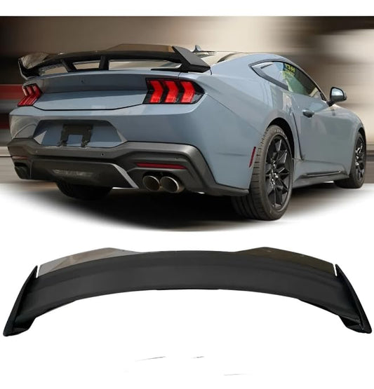 TMX Aleron Spoiler Compatible con Ford Mustang 2024 2025 Negro Mate